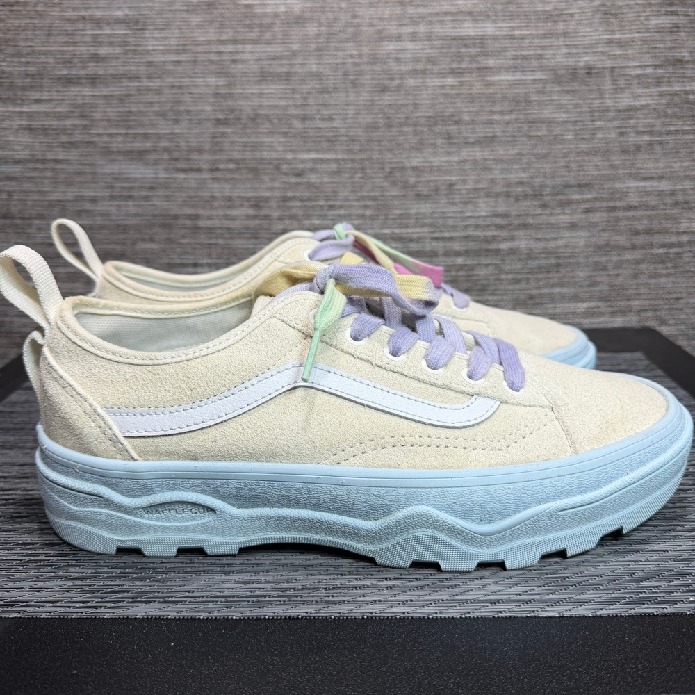 Vans Sneakers Women 9 Cream Old Skool Sententry WC Platform Pastel Lug Sole - Picture 7 of 15